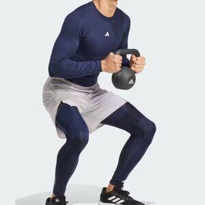 Adidas men's Techfit compression tights for training Black size Medium